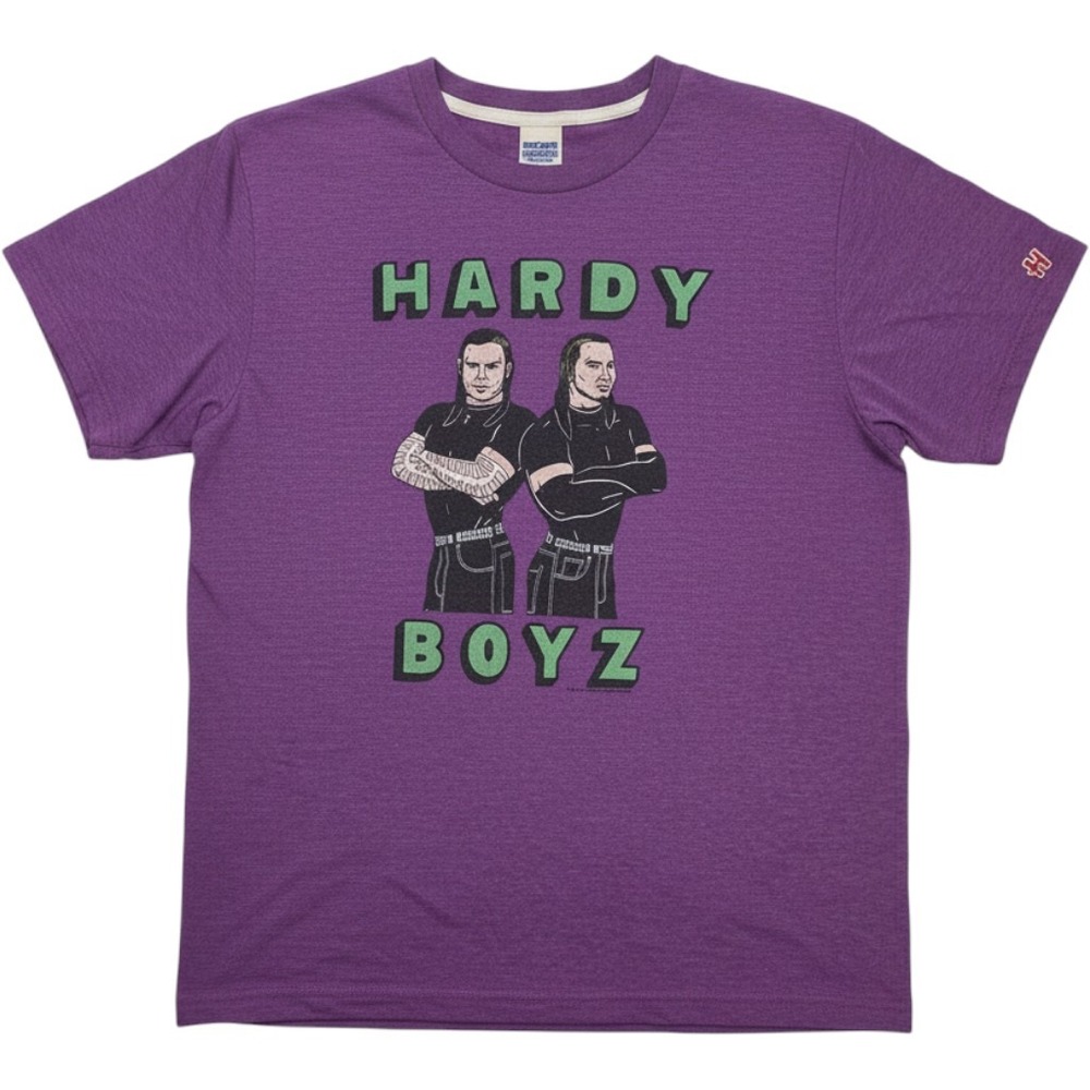 Homage WWE‎ Hardy Boyz Purple Graphic T-Shirt Mens Large Made in USA HM-01-0048